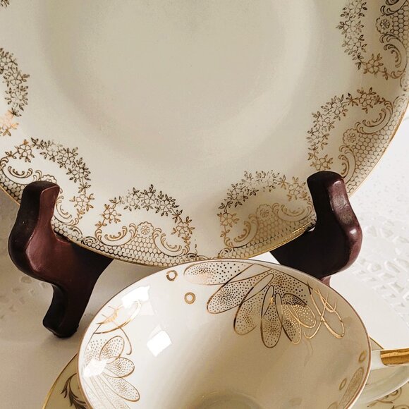 HEINRICH Germany Cup Saucer Plate Mixed Collection Wunsiedel Bavaria Porcelain - Picture 3 of 15